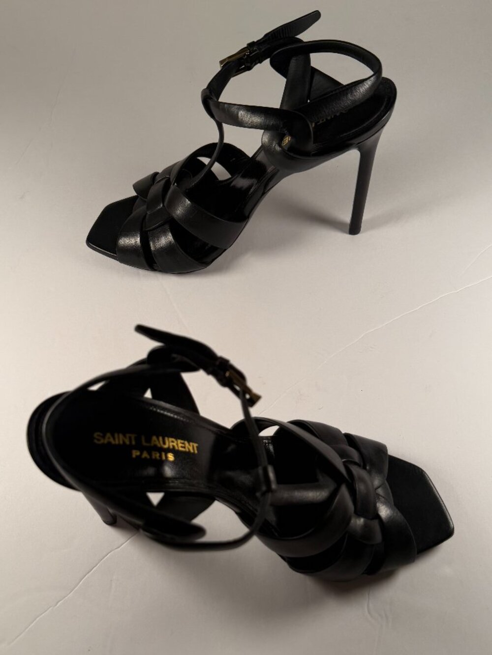SAINT LAURENT TRIBUTE 105 SANDALS - Picture 10 of 13